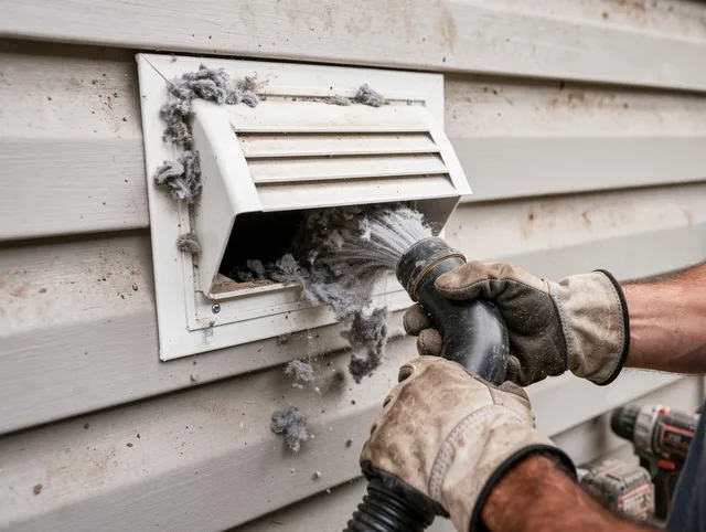 Professional dryer vent cleaning by Brunswick Dryer Vent Cleaning in Brunswick