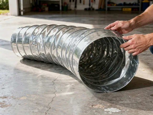 Brunswick Dryer Vent Cleaning specialist using advanced equipment for thorough duct cleaning in Brunswick
